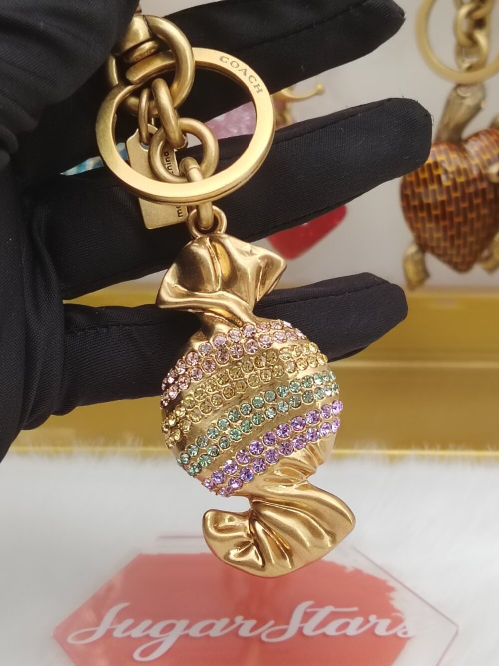 Coach candy bag charm purse charm keychain